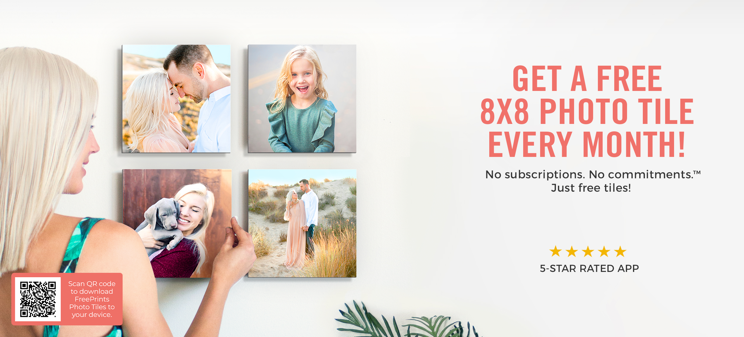 GET A FREE 8X8 PHOTO TILE